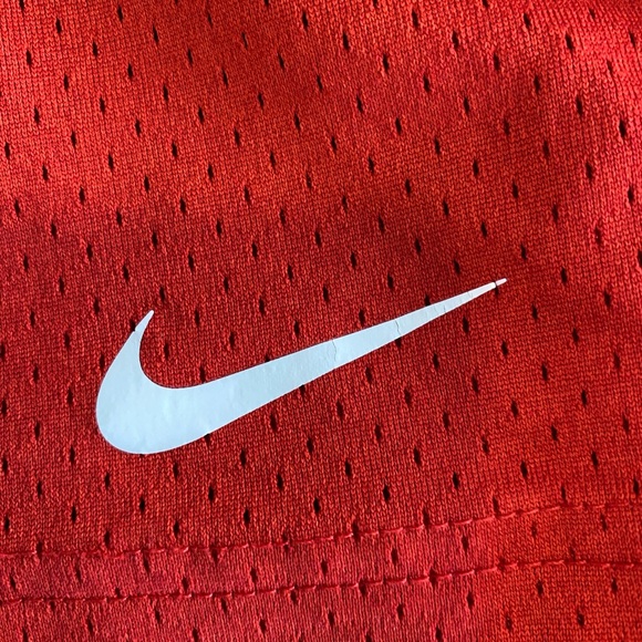 Nike Black and Red Athletic mesh shorts - Picture 7 of 8